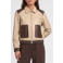 Fifth House imitatieleren jas - beige