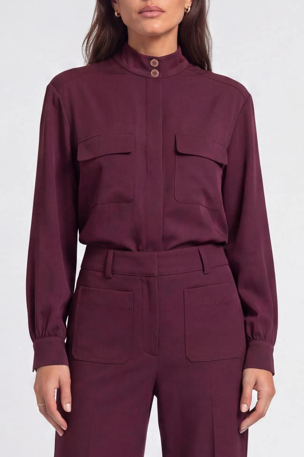 Fifth House blouse - donkerrood