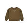 LEVV sweater met tekstprint - olijfgroen