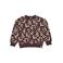 LEVV sweater met print - bruin/beige