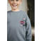 LEVV sweater met borduursels - blauw