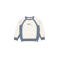 LEVV sweater met tekst - ecru