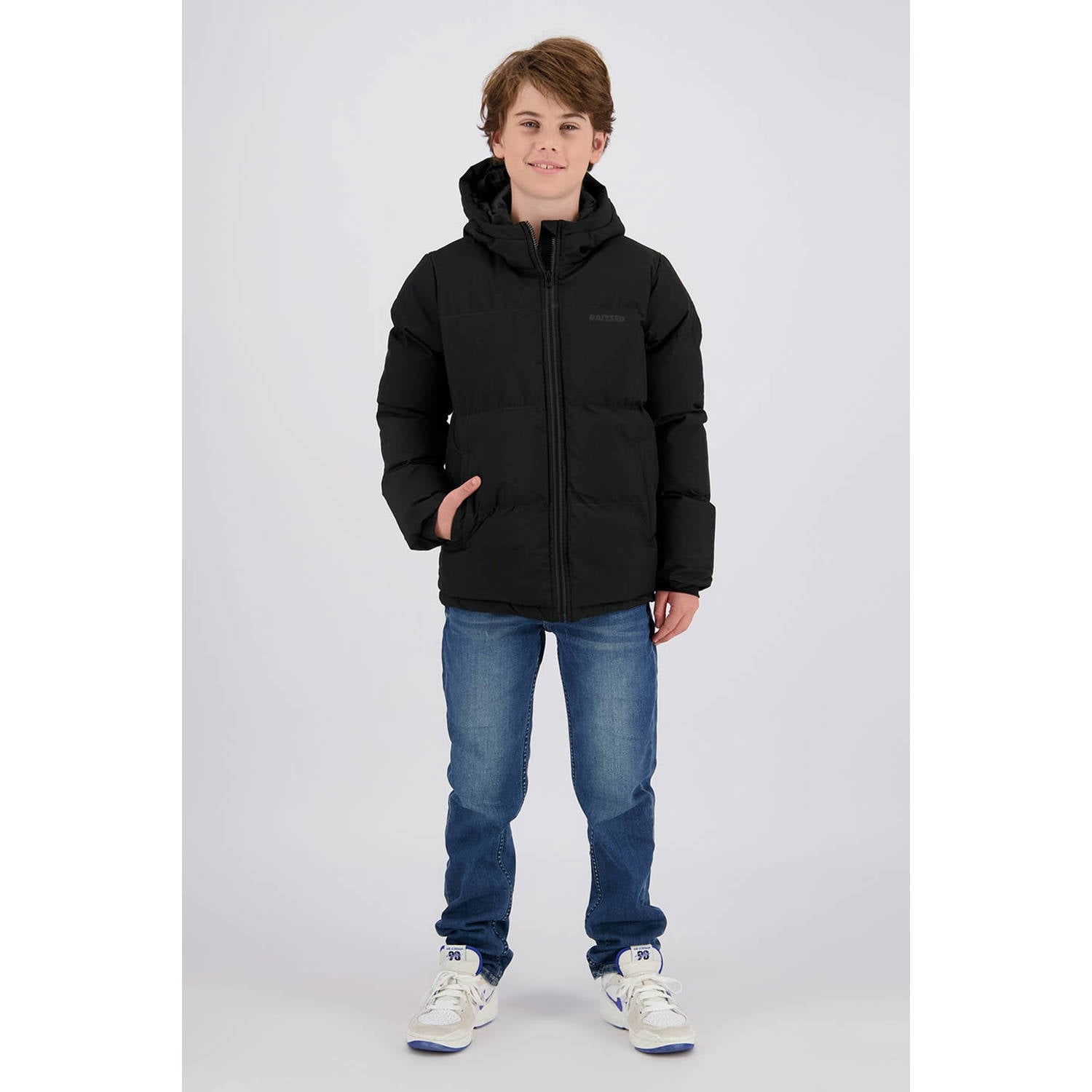 Raizzed winter pufferjas zwart