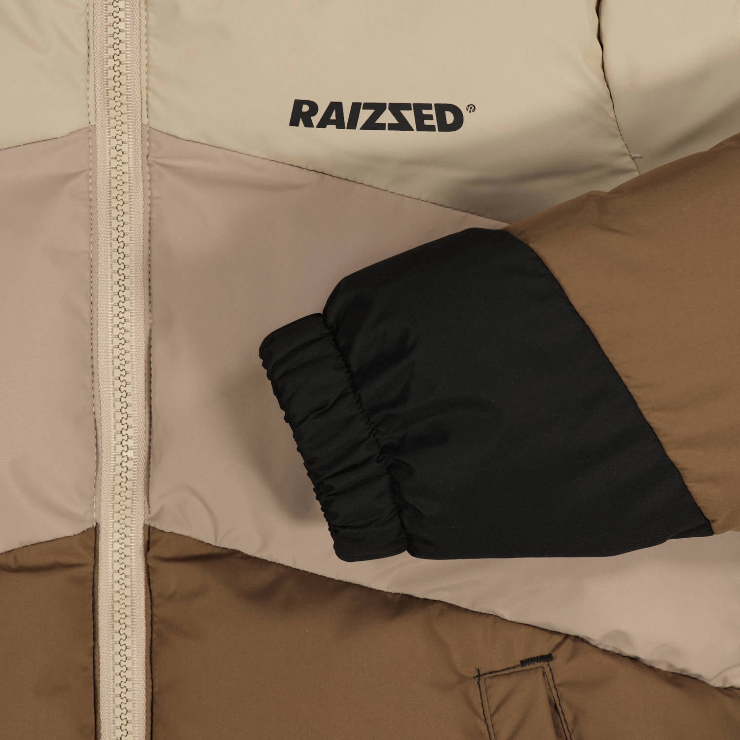 Raizzed pufferjas beige