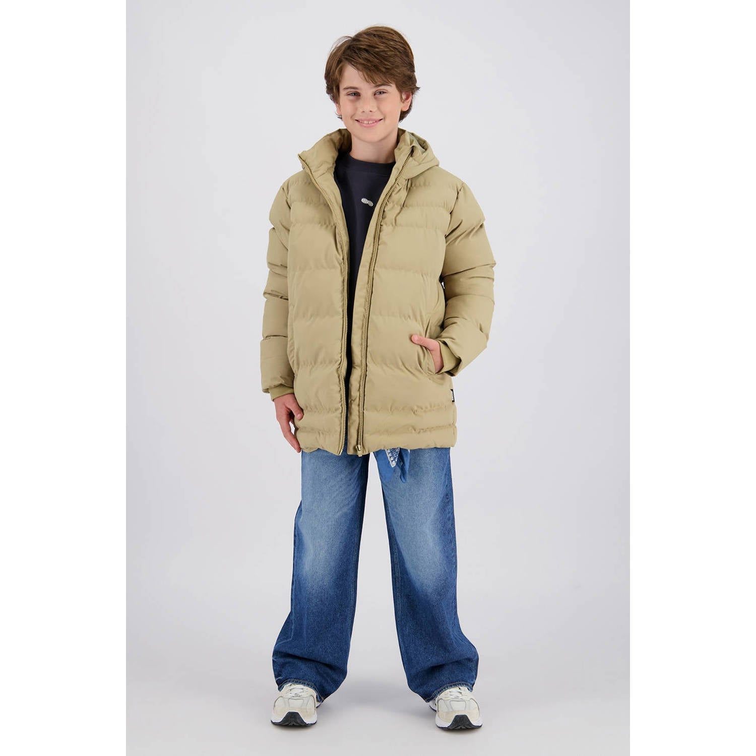 Raizzed pufferjas beige