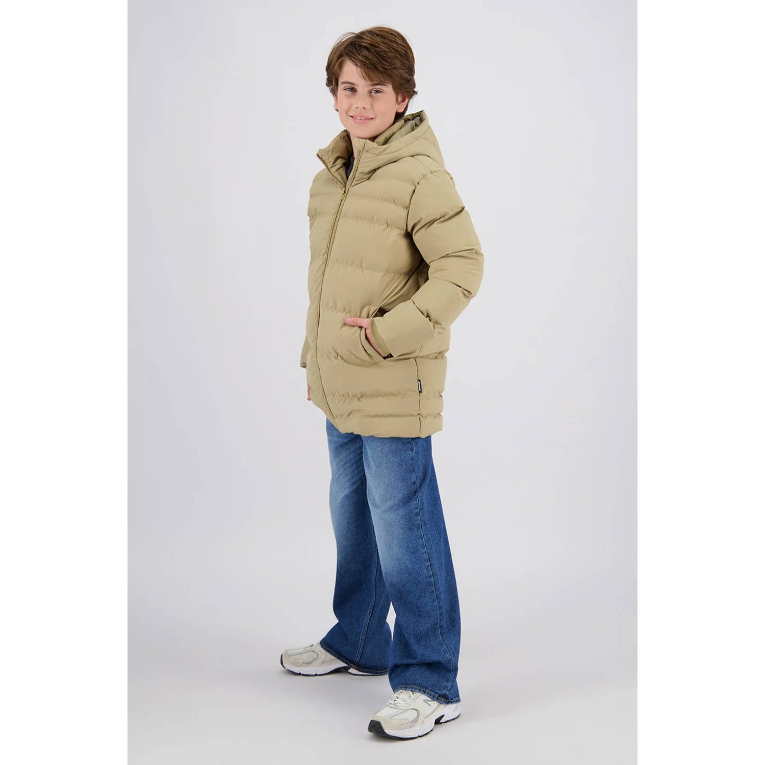 Raizzed pufferjas beige