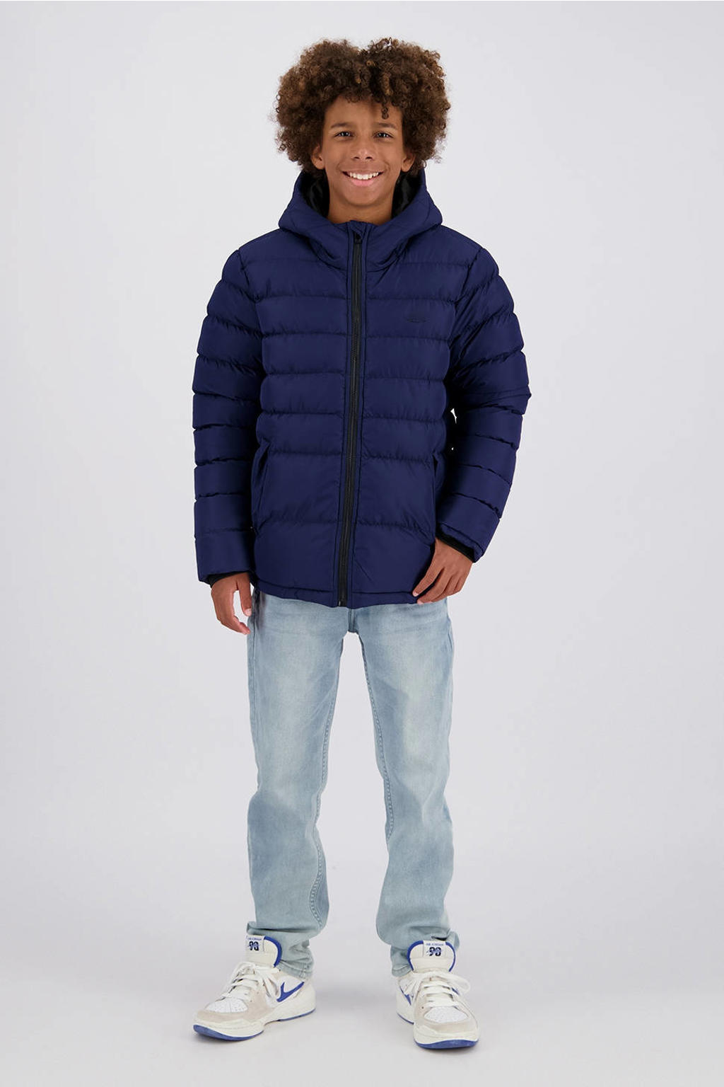 Raizzed pufferjas - donkerblauw