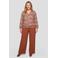 Exxcellent top Plus Size met print - terra