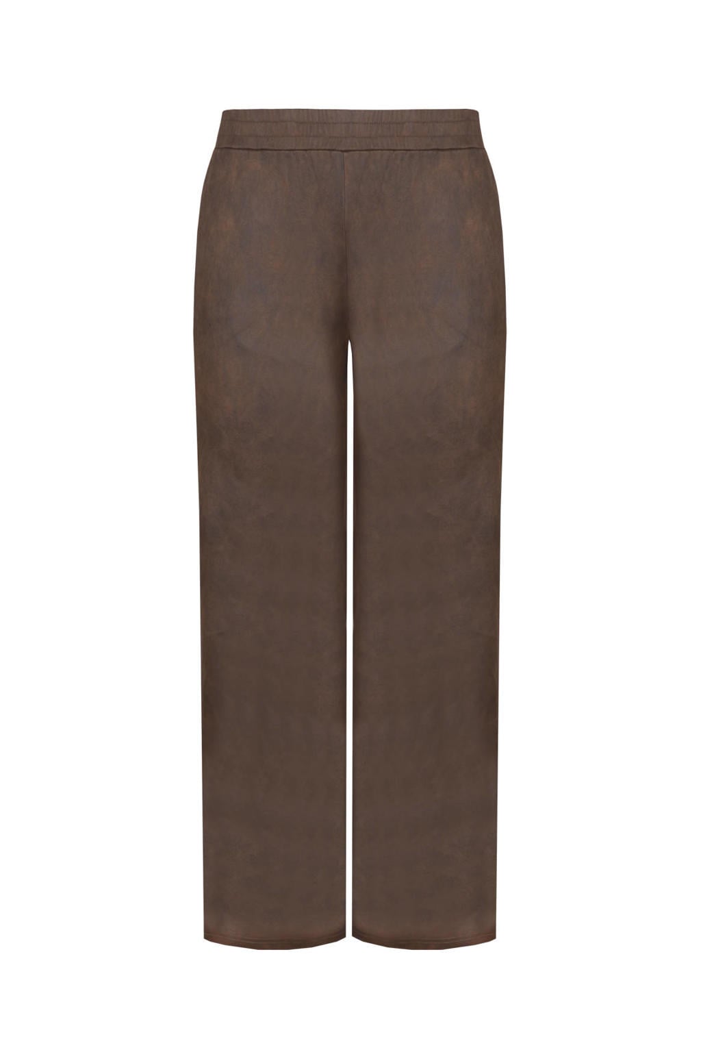 Exxcellent straight leg pantalon Plus Size - bruin