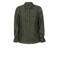 Exxcellent kanten gebloemde semi-transparante blouse met ruches Plus Size - olijfgroen