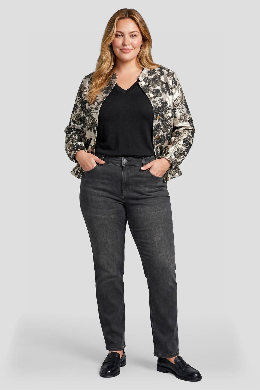 Exxcellent gebloemde jacket Plus Size - meerkleurig