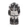 Exxcellent midi jurk Plus Size met ceintuur en print - bruin