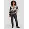Exxcellent blousetop met print Plus Size - bruin