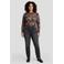 Exxcellent top Plus Size met panterprint - meerkleurig
