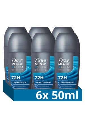 Clean Comfort anti-transpirant deodorant roller  - 6 x 50 ml