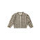 Riffle Amsterdam geruit sweatvest - zwart/offwhite