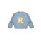 Riffle Amsterdam sweater met print - lichtblauw