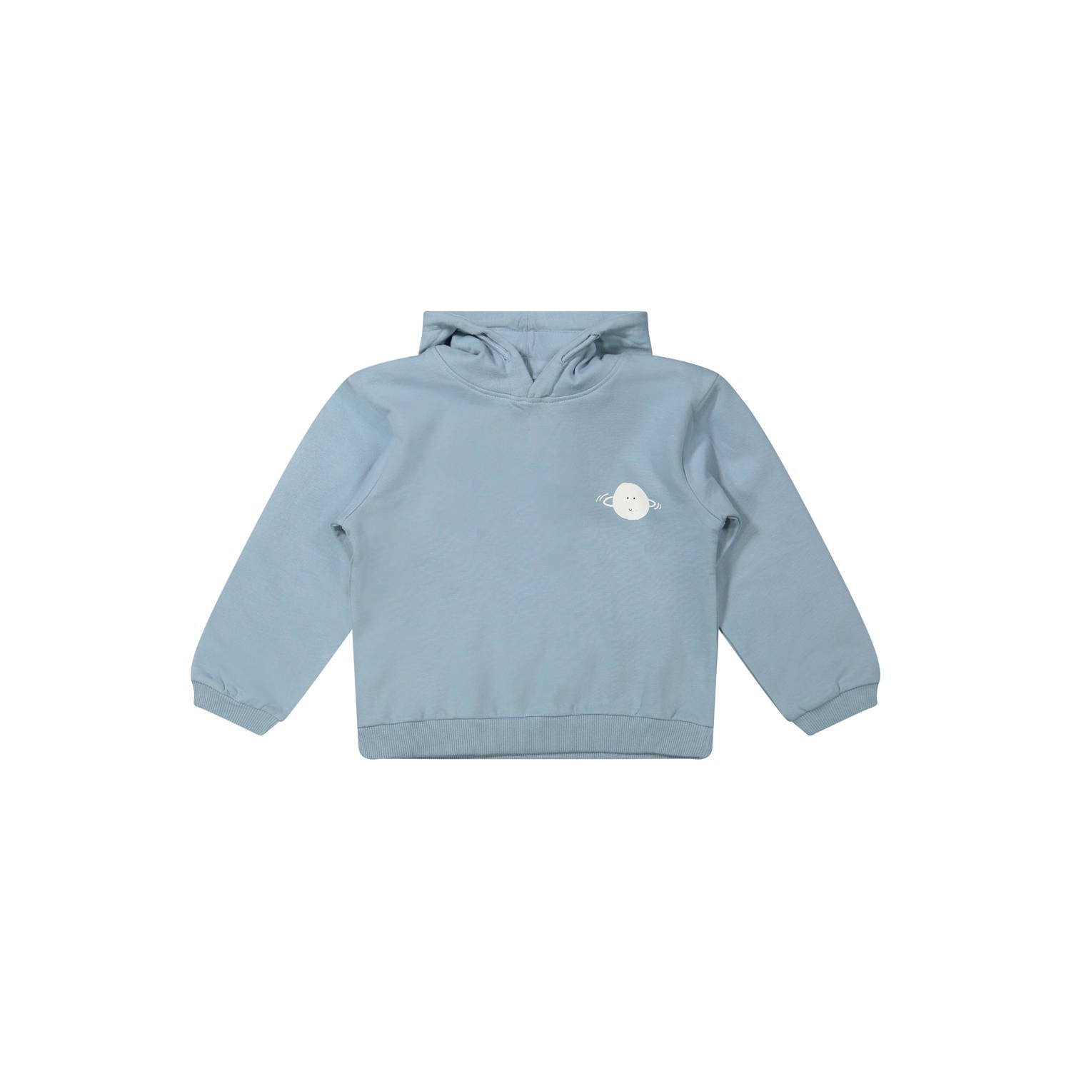 Riffle Amsterdam hoodie met print lichtblauw