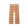 Riffle Amsterdam flared gebreide geruite broek - brique