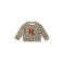 Riffle Amsterdam geruite sweater - zwart/offwhite