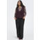 ONLY CARMAKOMA Carbodil L/S O-Neck Blouse Jrs Plus Size - bruin