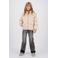 Raizzed gewatteerde winterjas - beige