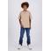 Raizzed T-shirt met backprint - bruin