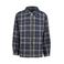 Raizzed geruit overshirt - blauw