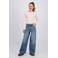 Raizzed Monaco wide leg jeans - mediumblauw