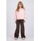 Raizzed sweater met logo - roze