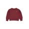 QPI sweater met backprint - donkerrood