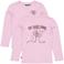 QPI longsleeve met backprint - roze