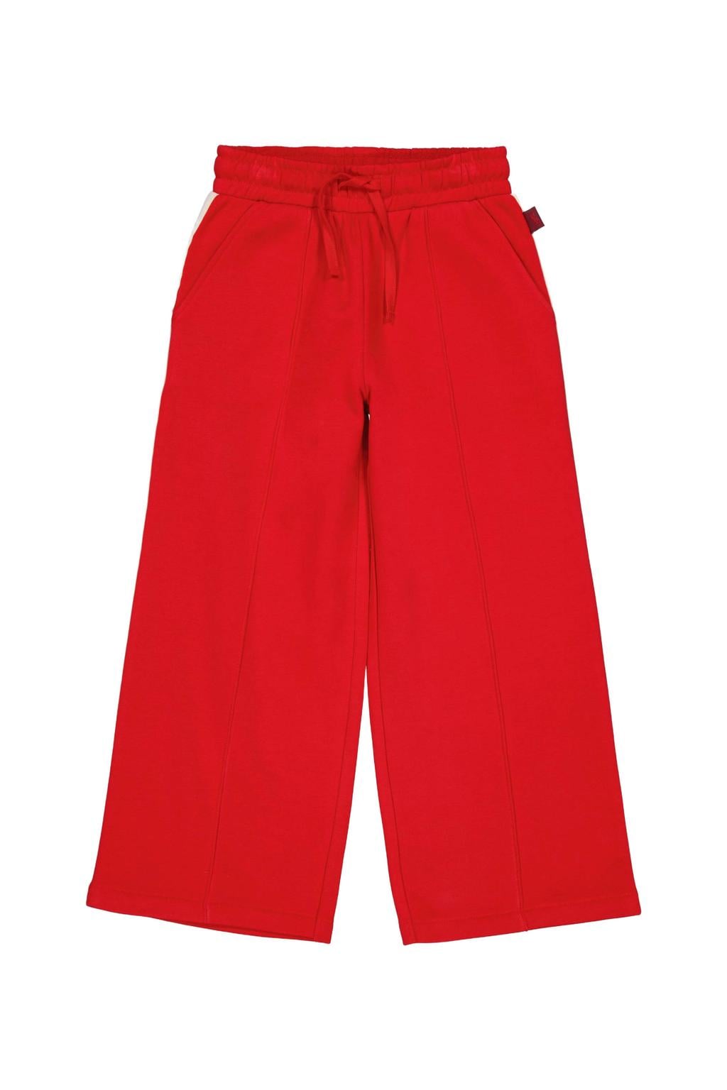 QPI gestreepte joggingbroek - rood/wit