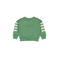 QPI gestreepte sweater - groen