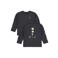 QPI sweater met backprint - antraciet