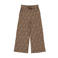 QPI sweatpant met panterprint - lichtbruin