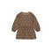 QPI sweatjurk met panterprint - bruin