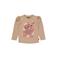 QPI longsleeve met print en tekst - beige
