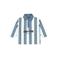 QPI gestreepte longsleeve - blauw