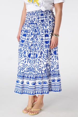midi rok blauw
