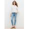 Caroll broderie blouse - wit