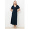 Caroll midijurk - marineblauw