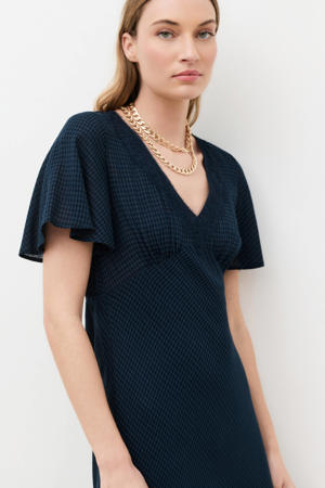midijurk - marineblauw