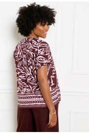 thumbnail: LOLALIZA gebloemde blouse - bruin