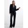Desigual regular fit blazer met print - zwart