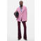 Desigual wintermantel met wol - roze