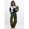 Desigual pullover met print en wol - zwart