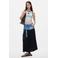Desigual top met borduursels - grijs