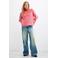 Desigual gebreide trui met krijtstreep - rood