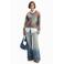Desigual gebreide trui met print en wol - meerkleurig
